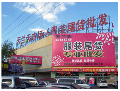 天兰天服装尾货市场